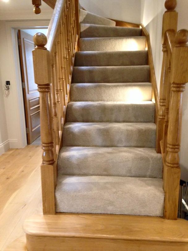grey stair carpet